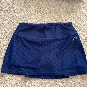 Blue Head Tennis Skirt